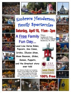 Embrace Henderson Spectacular 2015 poster