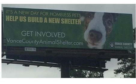 Animal Shelter Billboard Oct 2015