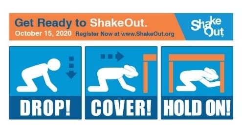 Great ShakeOut Earthquake Drill