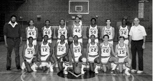 1983 Vance Basketball Team