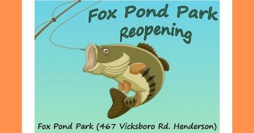 Fox Pond Park Reopening