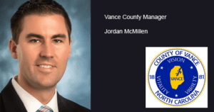 Vance County Manager Jordan McMillen