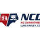 NC Department of Labor logo with North Carolina outline, three icons, and the text 'NCDOL' and 'Luke Farley, Commissioner'